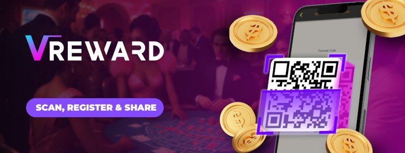 V-Reward — scan, register and share to earn rewards